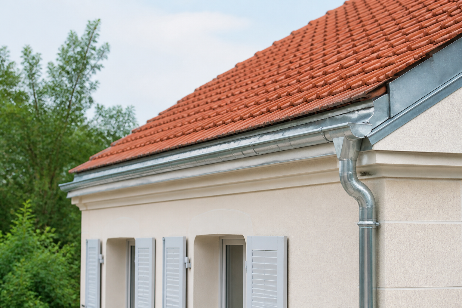 Reprise de solins et pose de noues zinc sur toiture de pavillon dans le Loiret (45)